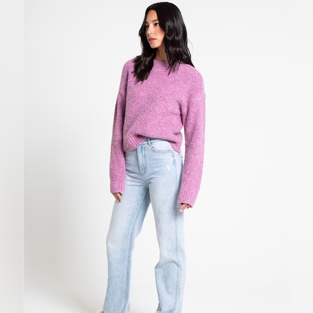 Long-Sleeve Sweater • Moss Mock Neck